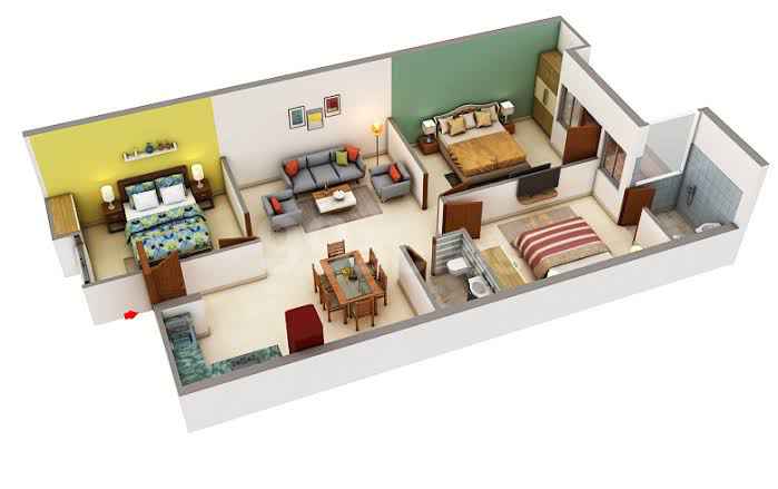 2BHK, 3BHK